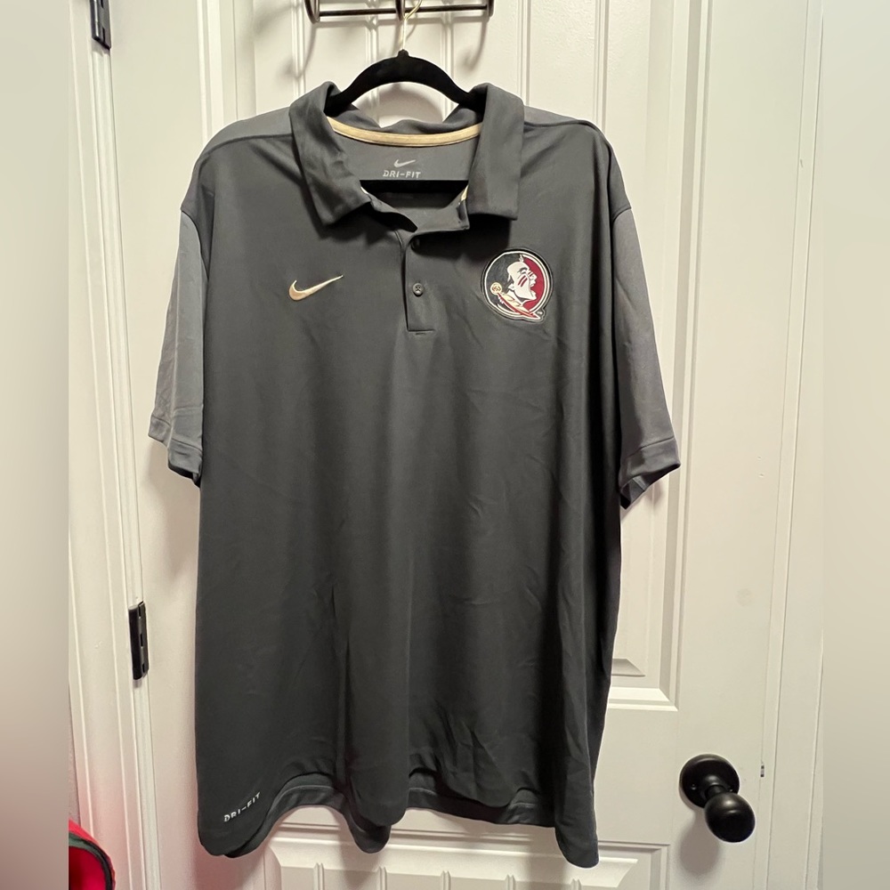 Mens Florida State Seminole dri fit shirt.